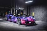 Lamborghini Aventador Roadster Galaxy Wrap by DXSC 2014 года